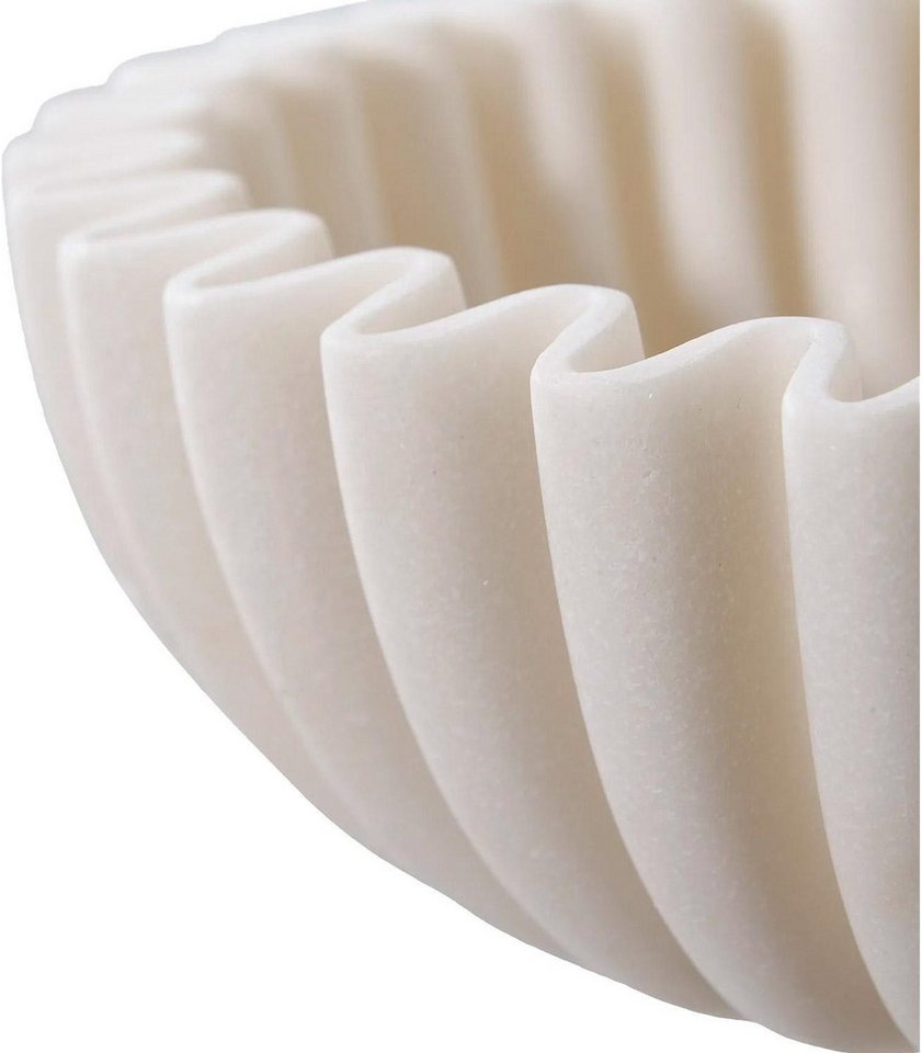 House Nordic Dekoschale BOWLA, Ø 20 x H 6,5 cm, Beige, (1 St) – Bild 5 von 5