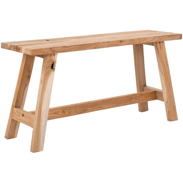 House Nordic Sitzbank Barcelona, in Natur, Teak - 90x45x25cm (BxHxT)