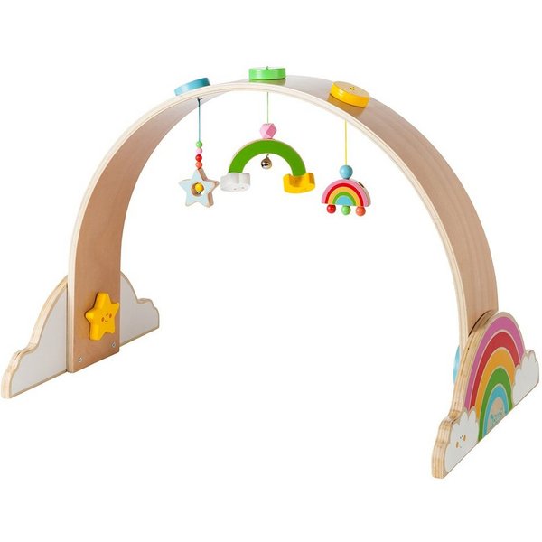 howa Baby Gym my rainbow, Spielbogen Spieltrapez aus Holz