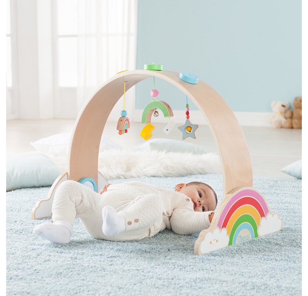 howa Baby Gym my rainbow, Spielbogen Spieltrapez aus Holz – Bild 2 von 4
