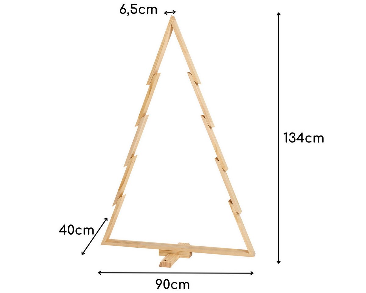 howa befüllbarer Adventskalender, Deko Weihnachtsbaum XXL aus Holz mit Adventskalender zum Befüllen – Bild 4 von 5