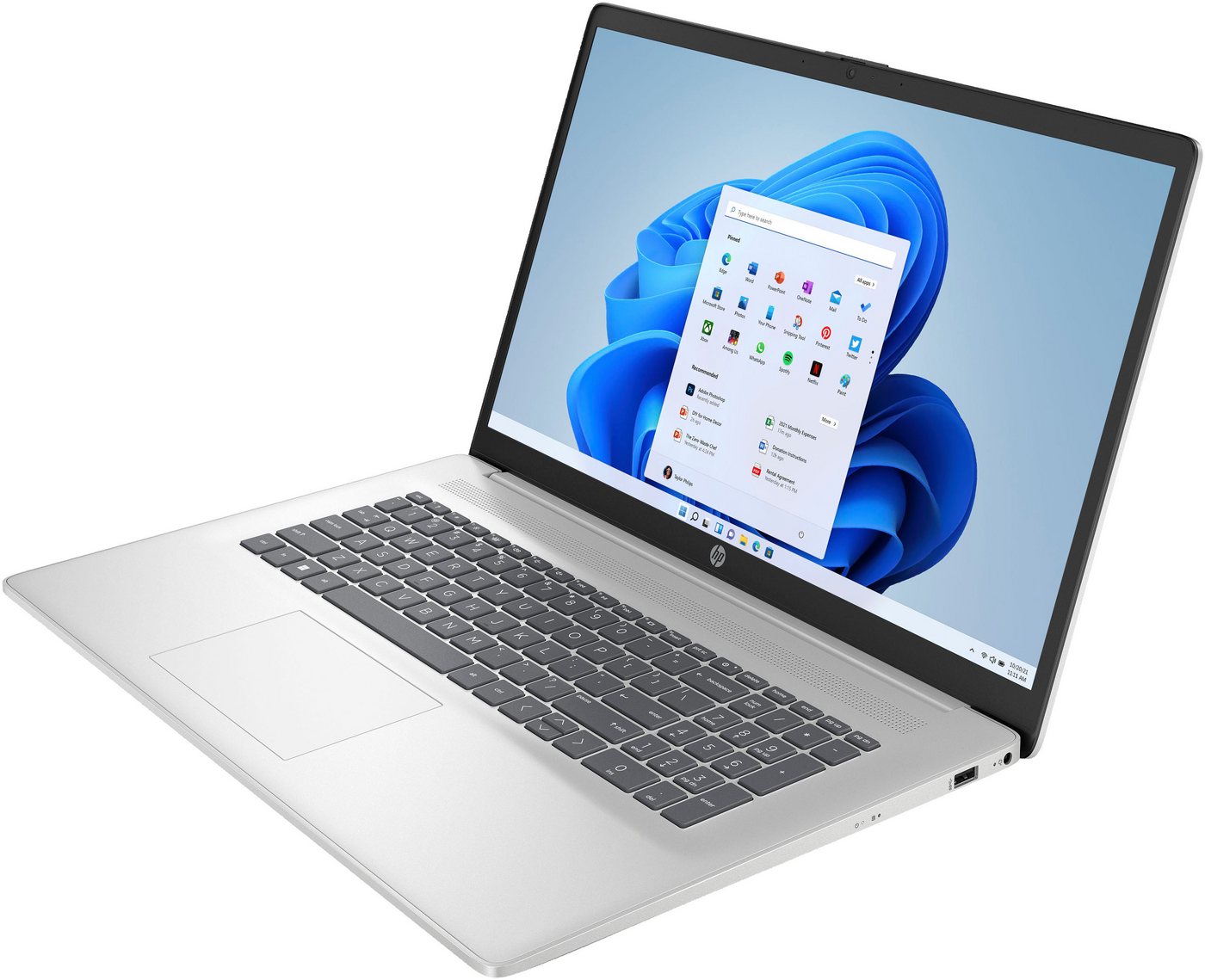 HP 17-cn3676ng Notebook (43,9 cm/17,3 Zoll, Intel Core i7 1355U, Iris Xe Graphics, 16 GB, 1000 GB SSD) – Bild 3 von 5