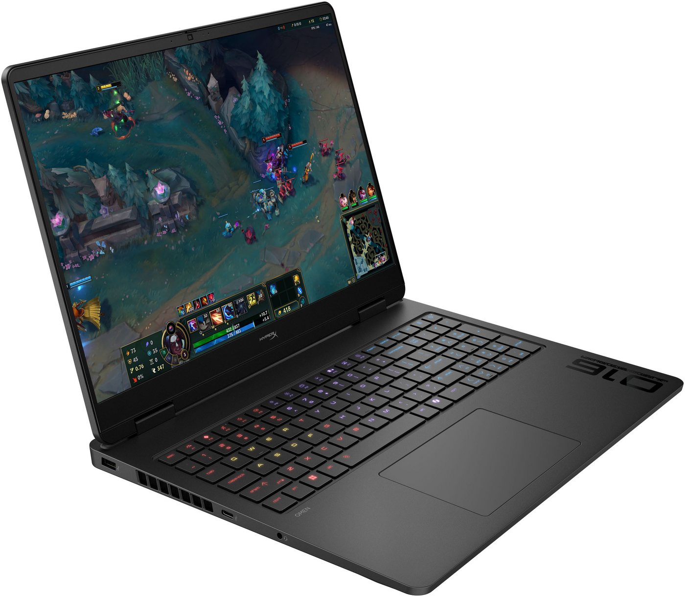 HP HyperX OMEN 16-ap1293ng Gaming-Notebook (40,64 cm/16 Zoll, AMD Ryzen 9 8940HX, GeForce RTX 5070, 24 GB, 1000 GB SSD) – Bild 2 von 5