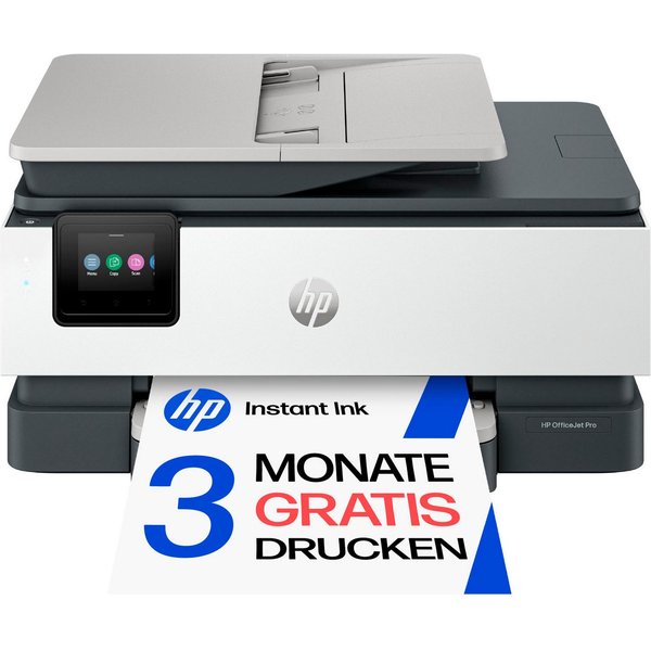 HP OfficeJet Pro 8132e Multifunktionsdrucker, (WLAN (Wi-Fi), Bluetooth, LAN (Ethernet), 3 Monate gratis* drucken mit Instant Ink)