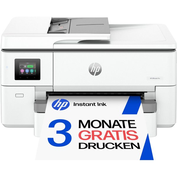 HP OfficeJet Pro 9720e A3 Multifunktionsdrucker, (WLAN (Wi-Fi), Bluetooth, LAN (Ethernet), 3 Monate gratis* drucken mit Instant Ink)