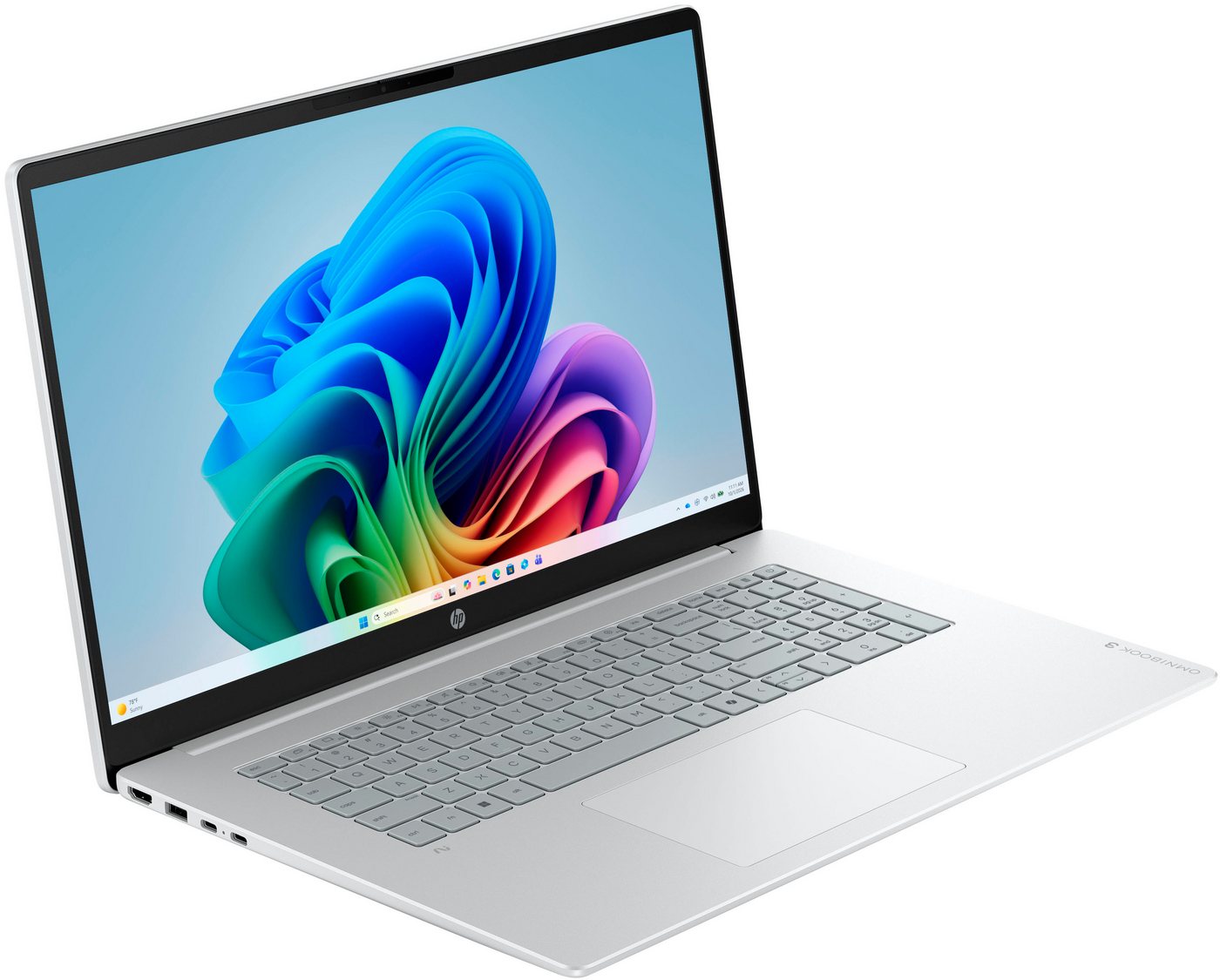 HP OmniBook 3 17-dm0071ngx Notebook (43,9 cm/17,3 Zoll, AMD Ryzen™ AI 7 445, Radeon 840M, 16 GB, 512 GB SSD) – Bild 2 von 5