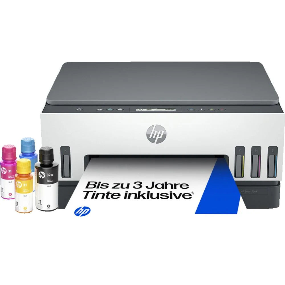 HP Smart Tank 7005 Tintentank Drucker Multifunktionsdrucker Grau/Weiß WLAN