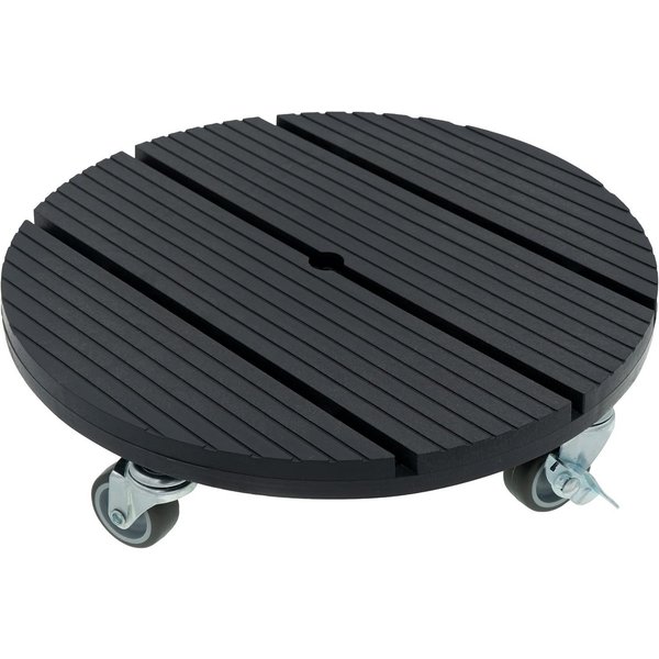 hrb Pflanzenroller WPC Rolluntersetzer Blumenroller witterungsbestaendig 80 kg Tragkraft