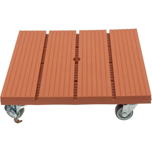 hrb Pflanzenroller WPC Rolluntersetzer Blumenroller witterungsbestaendig 80 kg Tragkraft