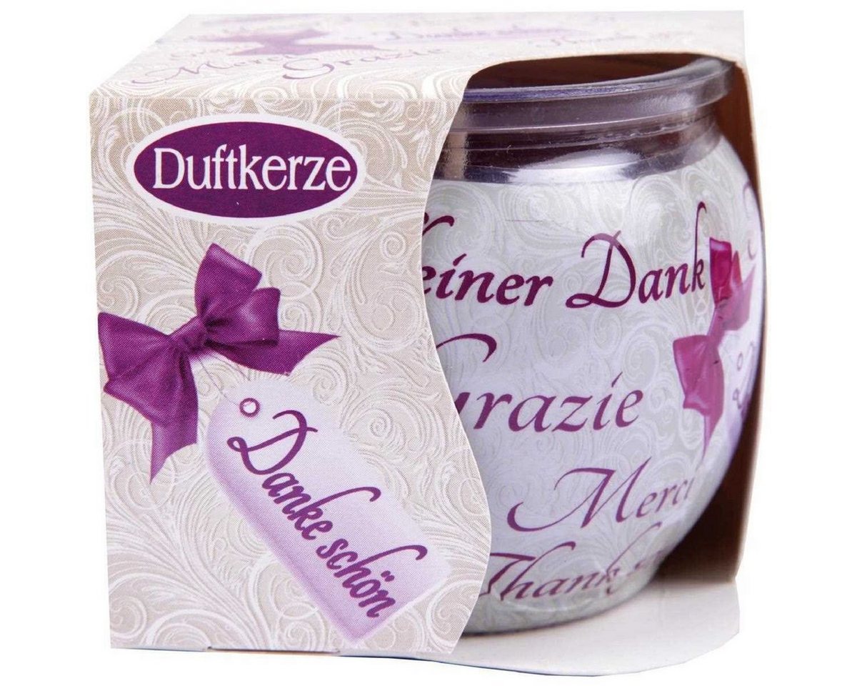 HS Candle Duftkerze (6-tlg), Kerze im Glas, Spruch-Kerze 6er Pack mit ca. 22 Std. Brenndauer – Bild 3 von 5