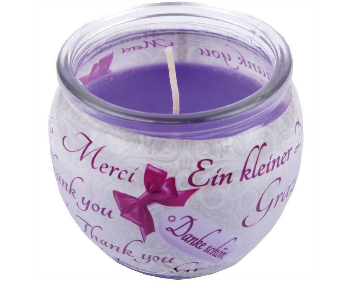 HS Candle Duftkerze (6-tlg), Kerze im Glas, Spruch-Kerze 6er Pack mit ca. 22 Std. Brenndauer – Bild 5 von 5