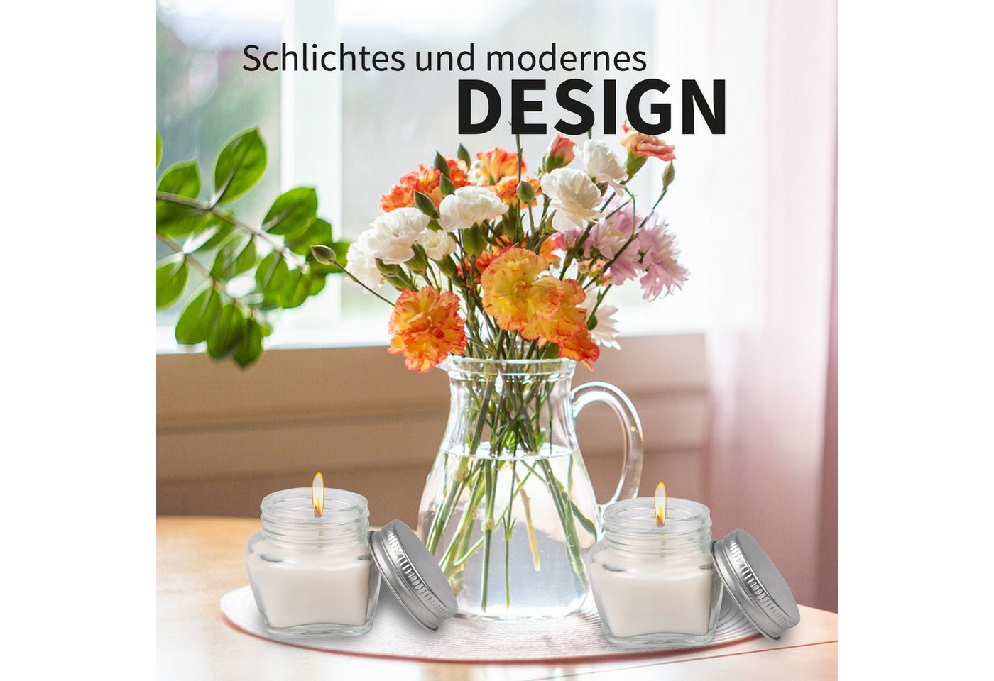 HS Candle Duftkerze mit Deckel, besondere Duftwelten (2-tlg), Forest Walk, frisch & holzig, Ø5xH5 cm, bis zu 7h Brenndauer je Kerze – Bild 5 von 5