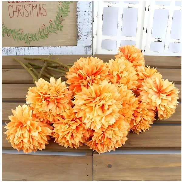 Kunstblumenstrauß Blumenstrauß, Kunstrosen, Hortensien, Kunstblumen Bündel Hortensien, HS.SUPPLY, Hortensienstrauß täuschend echt, Blumenbündel, Höhe 29cm