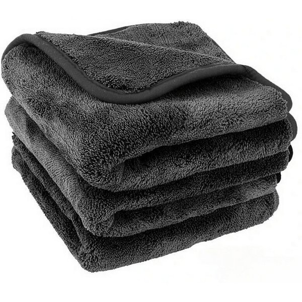 HS.SUPPLY Premium Autopflege Tuch 1200gsm, Autopflege Mikrofaser Mikrofasertuch (40, Extrem flauschig mit extremer Saugkraft, schonende Pflege für Ihr Auto)