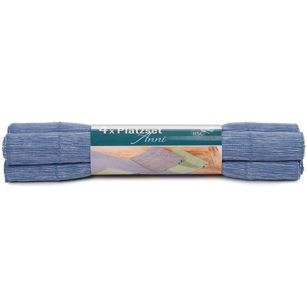 HSC Home-Style-Creation GmbH Platzset Anni, (Set, 4-St., Platzdecken), Ideal als Untersetzer oder Tischdeko