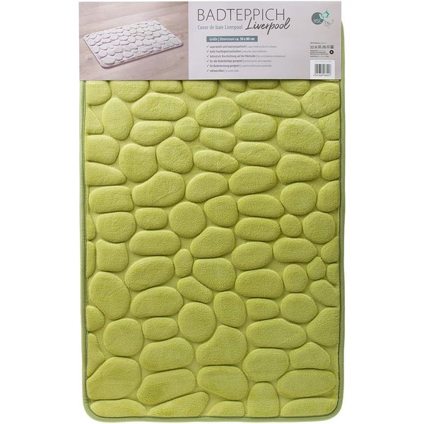 HSC Home-Style-Creation GmbH Schaum-Badematte Liverpool, Höhe 15 mm, Memory Schaum, rutschhemmend, schnelltrocknend, strapazierfähig, superweich, hautsympathisc