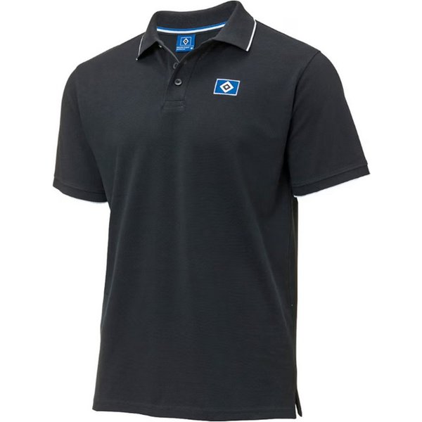 HSV Poloshirt "Logo" Schwarz