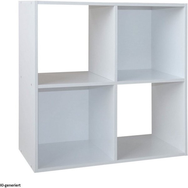 HTI-Line Bücherregal Regal Thekla 6060, Stück 1-tlg., Standregal Bücherregal Raumteiler 4 Regalfächer