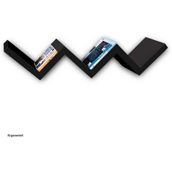 HTI-Line CD-Regal Stufenregal Altona, Stück 1-tlg., Wandregal Bücherregal CD Regal