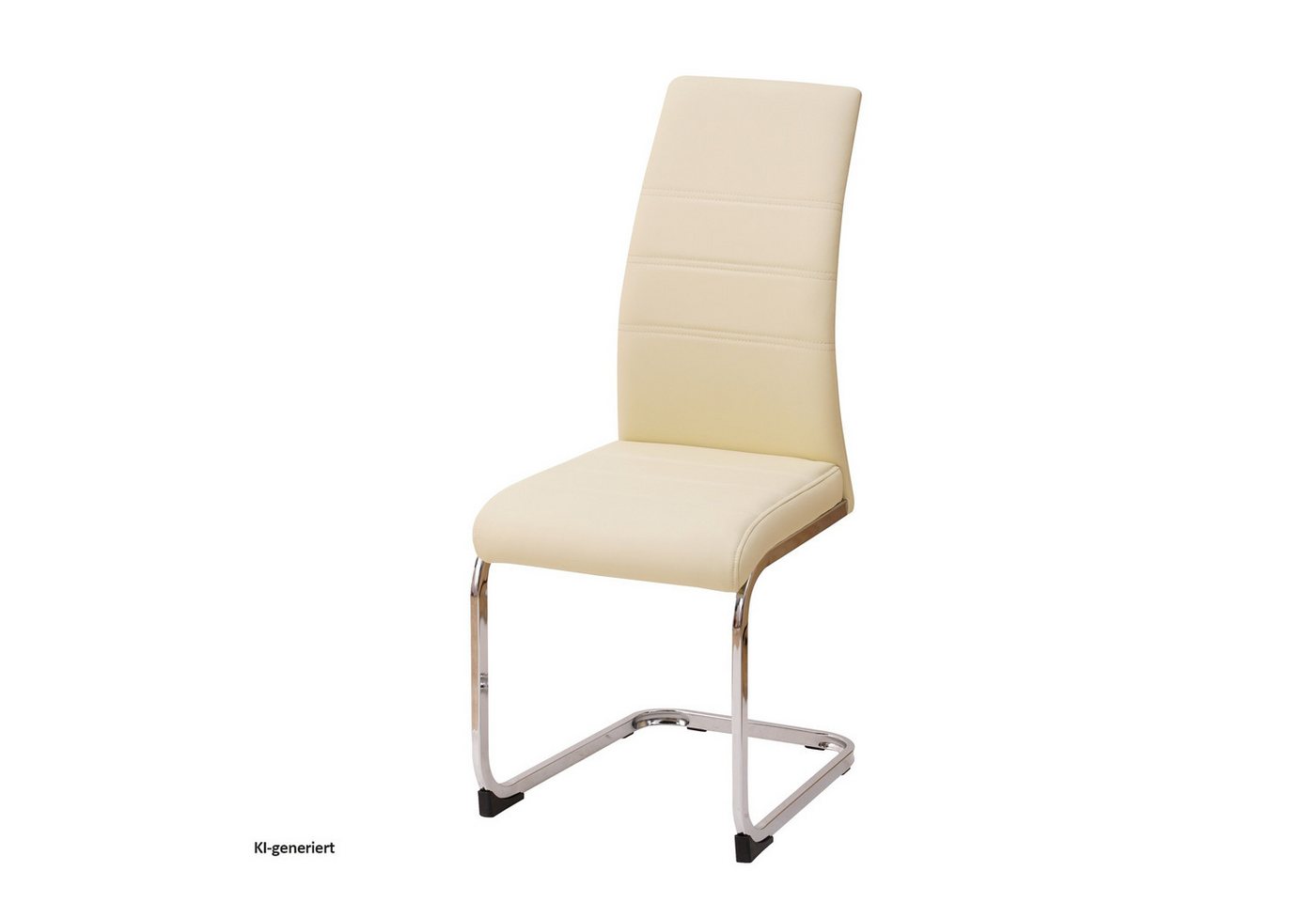 HTI-Line Freischwinger Schwingstuhl SallyC PU 2er (Set, 2 St), Freischwinger Esszimmerstuhl Kunstleder – Bild 4 von 4