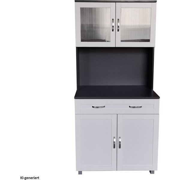 HTI-Line Hochschrank Küchenbuffet Blanca (Stück, 1-St., 1x Schrank Blanca, ohne Dekoration) Küchenschrank Hochschrank