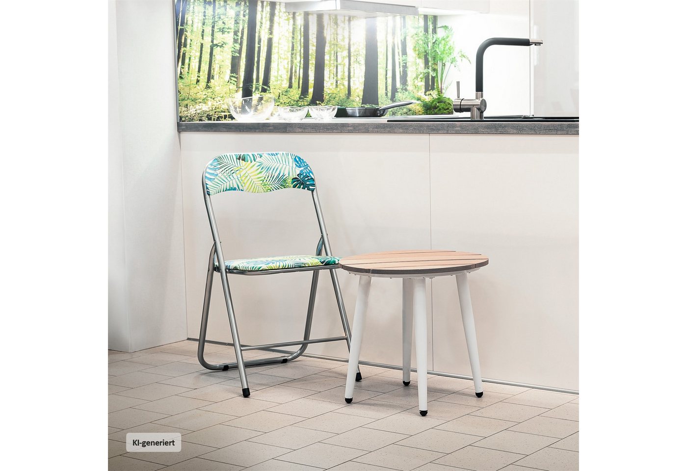 HTI-Line Klappstuhl Klappstuhl Dima Printed (Stück, 1 St), Küchenstuhl mit Motivdruck – Bild 2 von 3