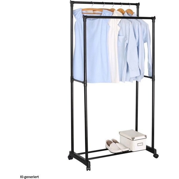 HTI-Line Kleiderständer Kleiderständer Lena 2, (Stück, 1 St., 1 Kleiderständer, ohne Dekoration), Kleiderstange Schuhablage
