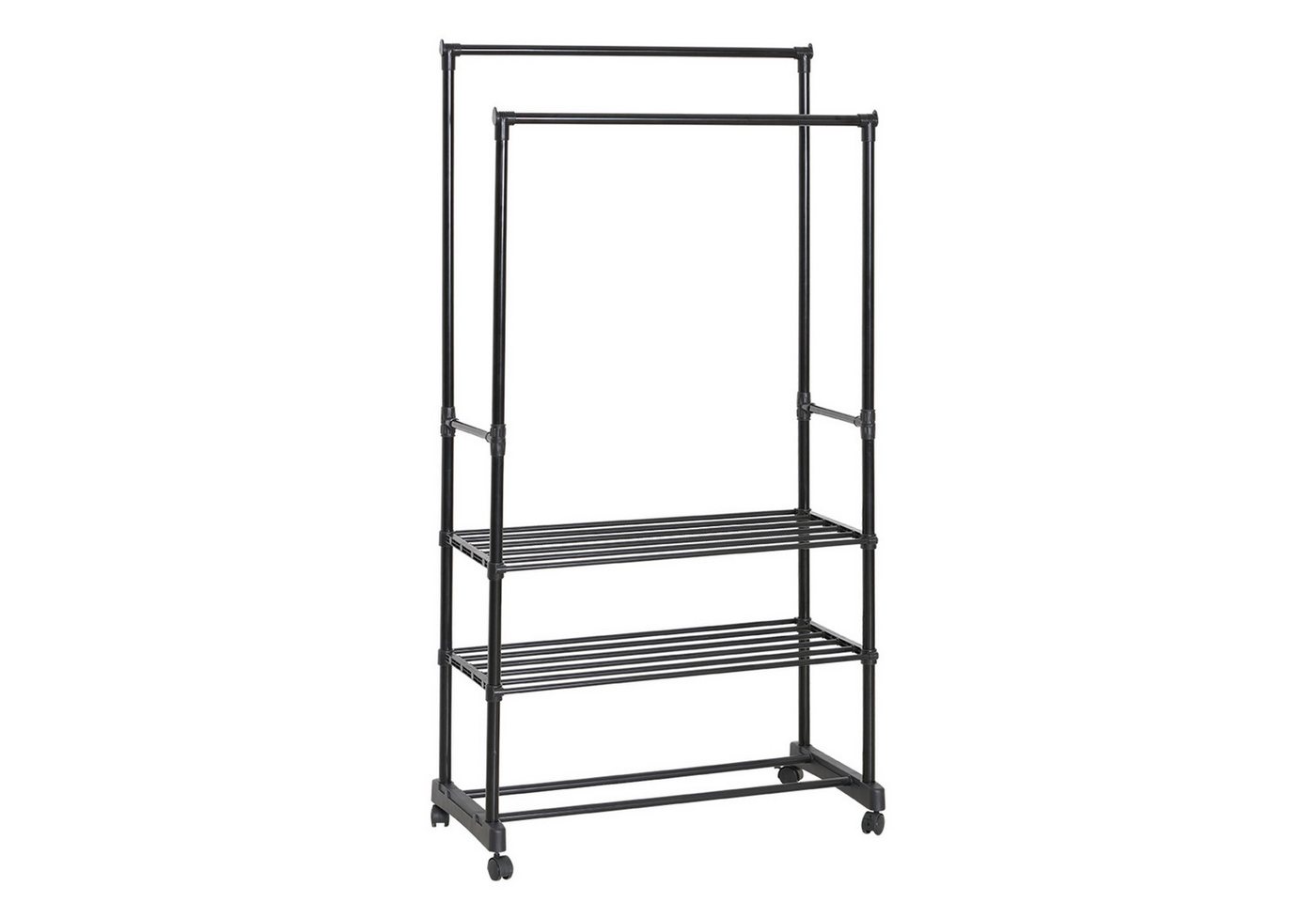 HTI-Line Kleiderständer Kleiderständer Lena 3, (Stück, 1 St., 1 Kleiderständer, ohne Dekoration), Garderobe Schuhablage – Bild 2 von 5