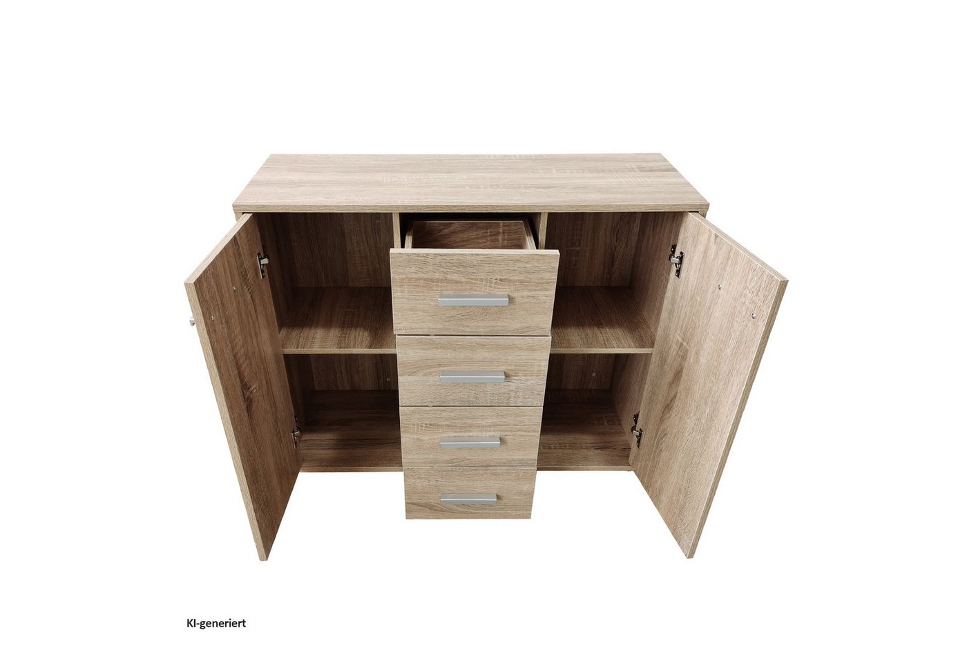 HTI-Line Kommode Kommode Nina mit 4 Schubladen (Stück, 1 St., 1 Kommode), Anrichte Sideboard Schrank – Bild 3 von 3