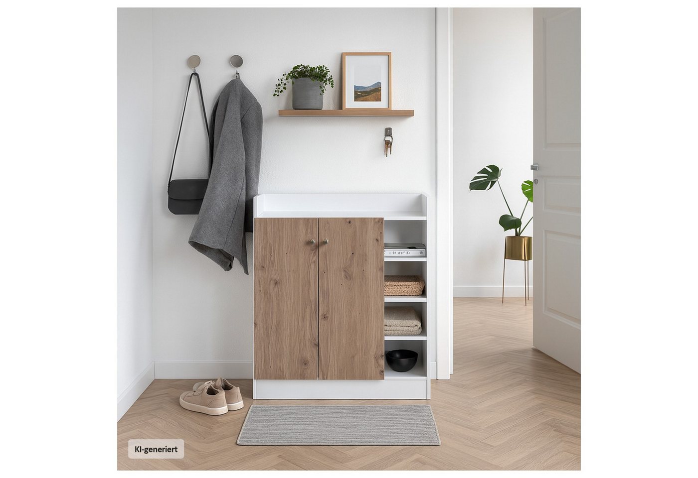 HTI-Line Kommode Kommode Nina mit 8 Regalfächern (Stück, 1x Kommode Nina), Anrichte Sideboard Schrank – Bild 2 von 5
