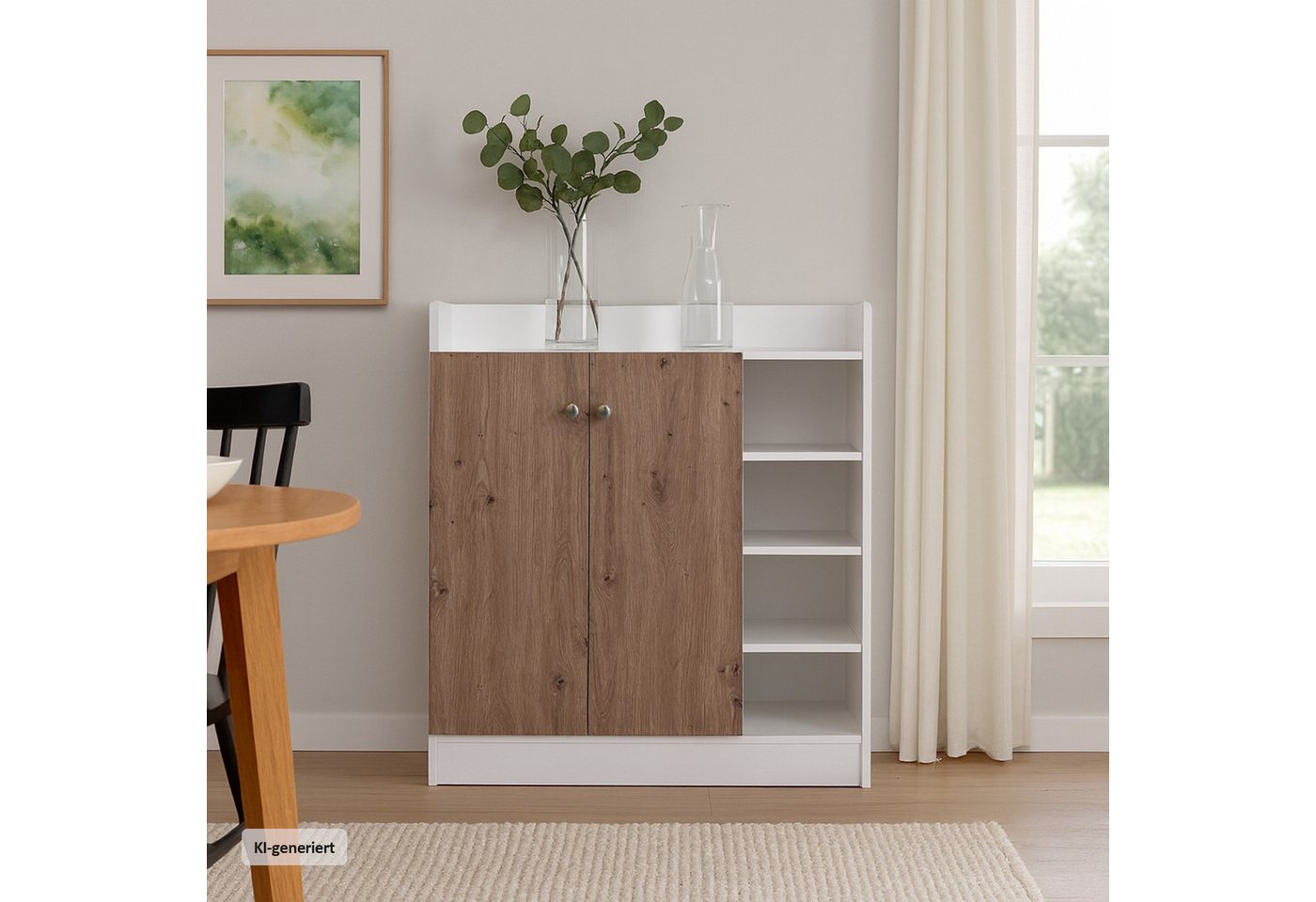 HTI-Line Kommode Kommode Nina mit 8 Regalfächern (Stück, 1x Kommode Nina), Anrichte Sideboard Schrank – Bild 3 von 5