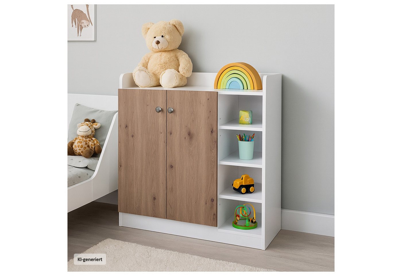 HTI-Line Kommode Kommode Nina mit 8 Regalfächern (Stück, 1x Kommode Nina), Anrichte Sideboard Schrank – Bild 4 von 5