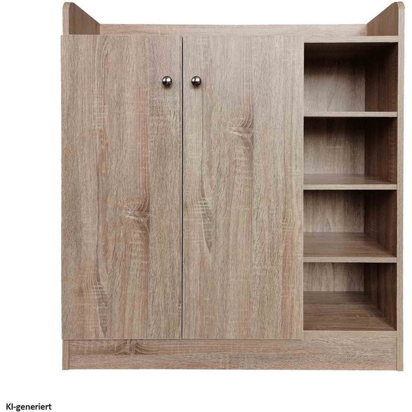 HTI-Line Kommode Kommode Nina mit 8 Regalfächern (Stück, 1 St., 1x Kommode Nina), Anrichte Sideboard Schrank