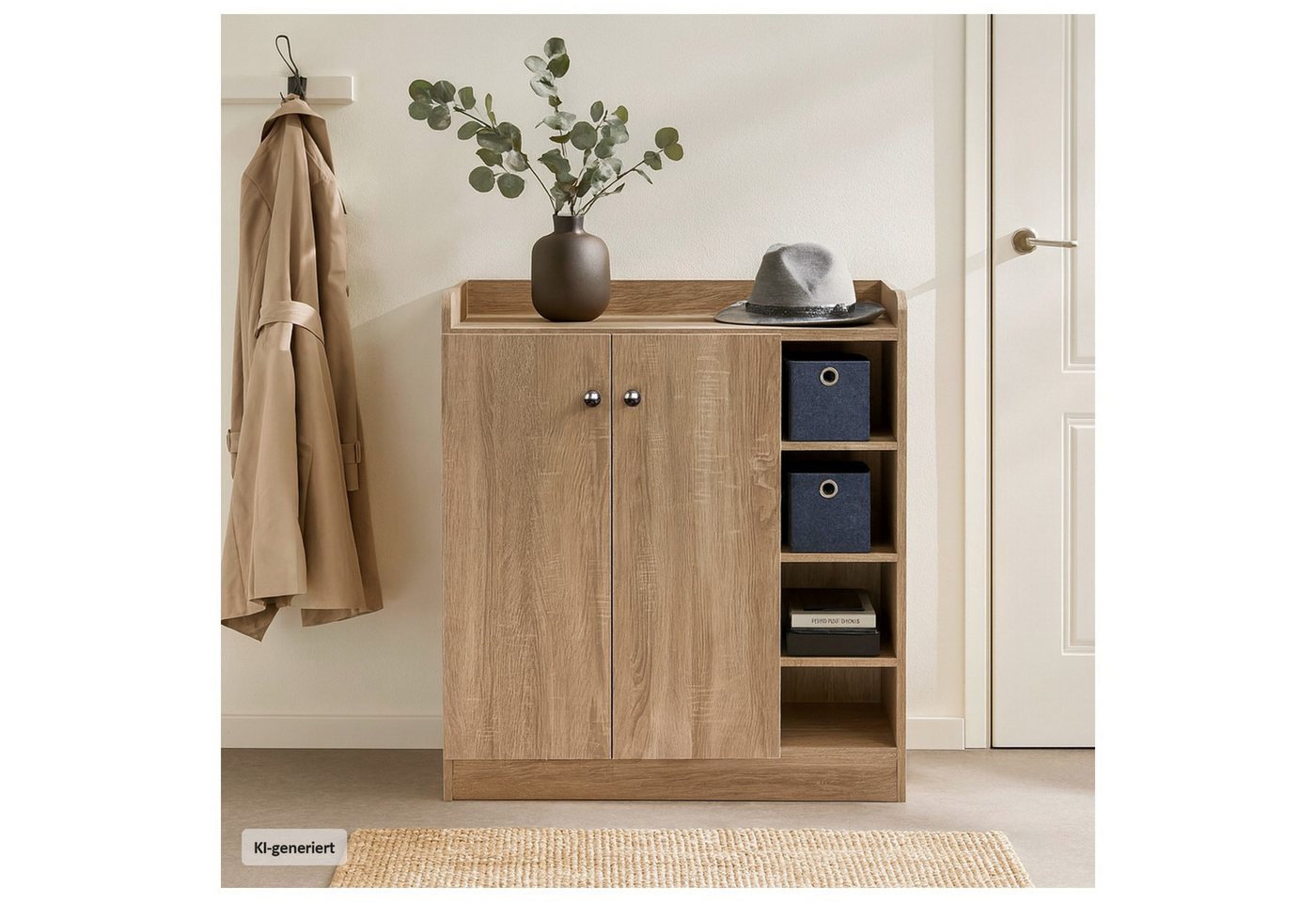 HTI-Line Kommode Kommode Nina mit 8 Regalfächern (Stück, 1 St., 1x Kommode Nina), Anrichte Sideboard Schrank – Bild 3 von 5