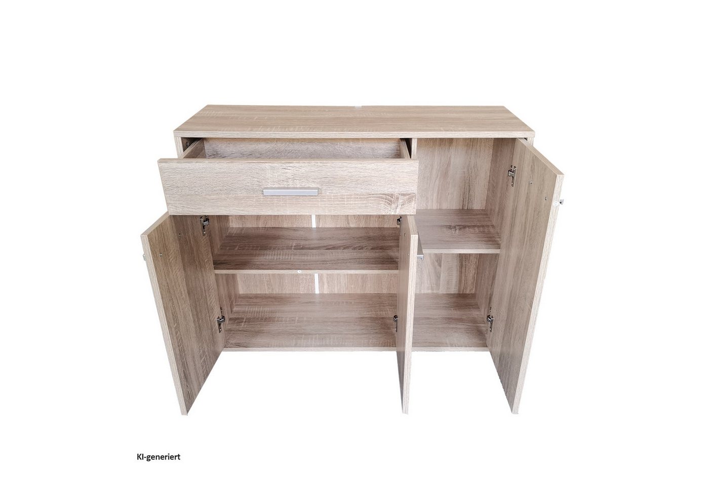 HTI-Line Kommode Nina mit einer Schublade (Stück, 1 St., 1 Kommode), Anrichte Sideboard Schrank – Bild 3 von 3