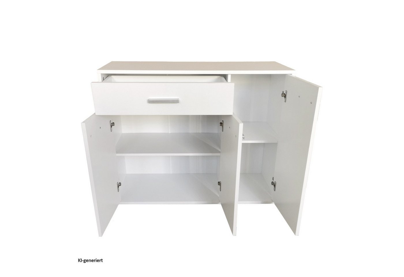 HTI-Line Kommode Kommode Nina mit einer Schublade (Stück, 1 St., 1 Kommode), Anrichte Sideboard Schrank – Bild 3 von 3