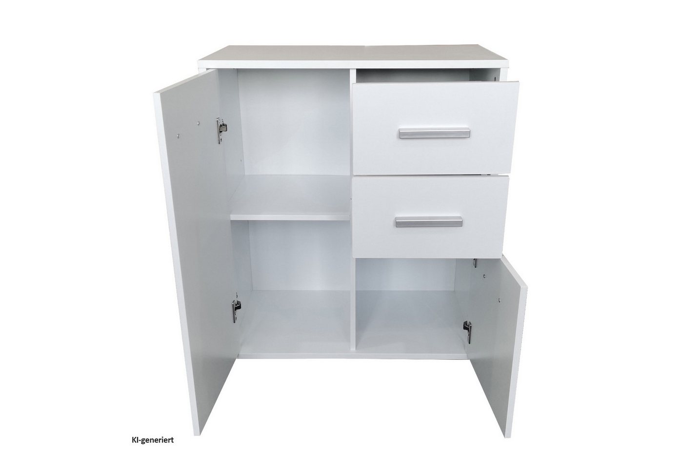 HTI-Line Kommode Kommode Nina mit zwei Schubladen (Stück, 1 St., 1 Kommode), Anrichte Sideboard Schrank – Bild 3 von 3