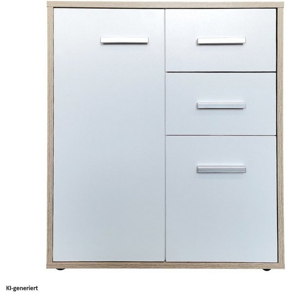 HTI-Line Kommode Kommode Nina mit zwei Schubladen (Stück, 1 St., 1 Kommode), Anrichte Sideboard Schrank