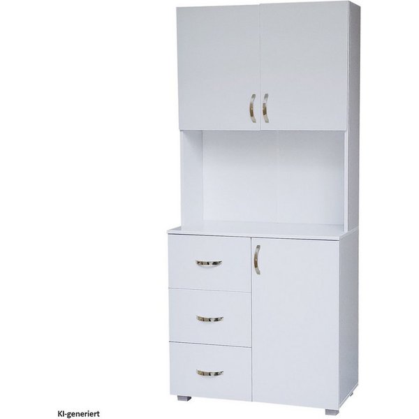 HTI-Line Küchenbuffet Küchenbuffet Blanca (Stück, 1-St., 1x Schrank Blanca, ohne Dekoration) Küchenschrank Hochschrank
