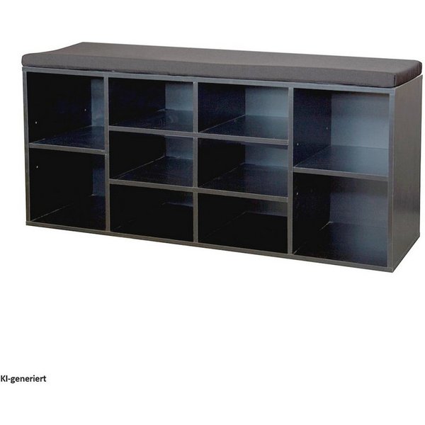 HTI-Line Schuhbank Schuhbank Katja6 (Stück, 1-St., 1 Schuhbank mit Kissenauflage), Schuhregal 10 Fächer