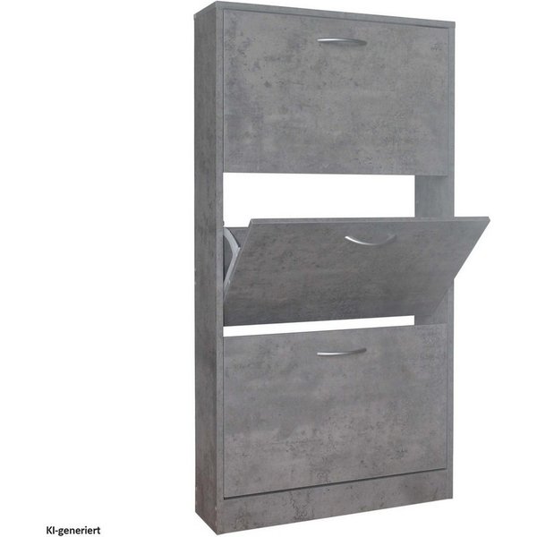 HTI-Line Schuhschrank Schuhschrank Thekla (Stück, 1x Schuhschrank Thekla, ohne Dekoration) Schuhkipper 3 Fächer