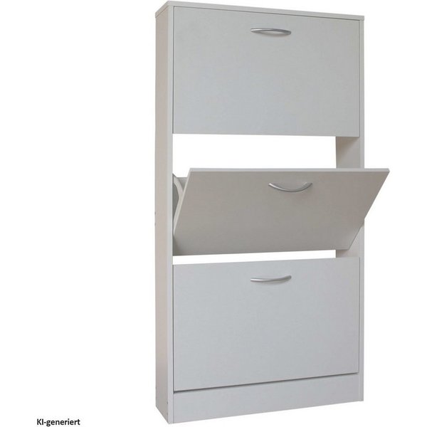 HTI-Line Schuhschrank Schuhschrank Thekla (Stück, 1x Schuhschrank Thekla, ohne Dekoration) Schuhkipper 3 Fächer