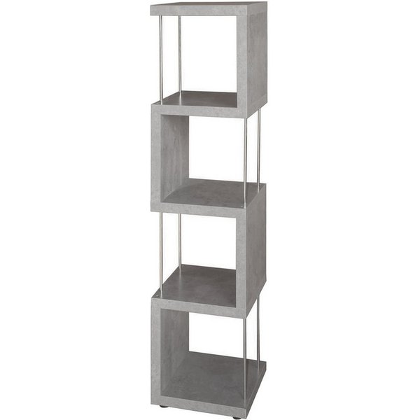 HTI-Line Standregal Regal Thekla 30126, Stück 1-tlg., Standregal mit Metallstreben