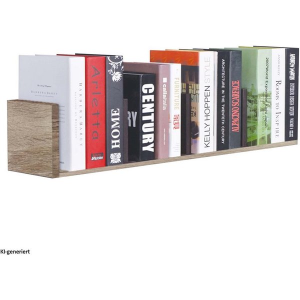HTI-Line Wandregal Wandregal Altona 904a, Stück 1-tlg., Bücherregal CD Regal