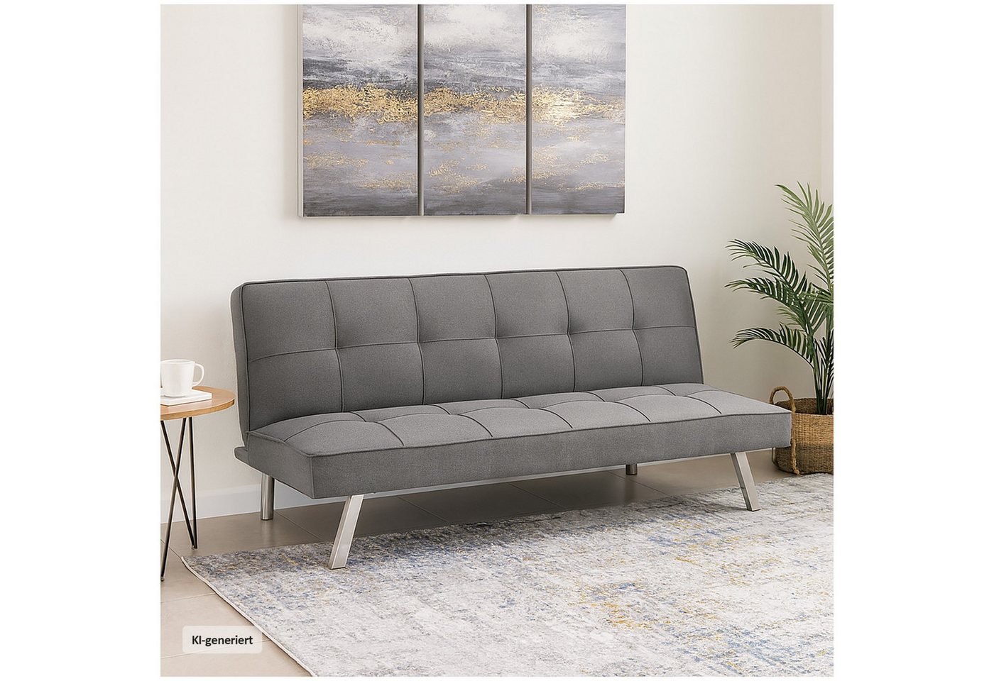 HTI-Living 2-Sitzer Schlafsofa Milena, Stück 1 Teile, Sofa Zweisitzer mit Schlaffunktion – Bild 2 von 3