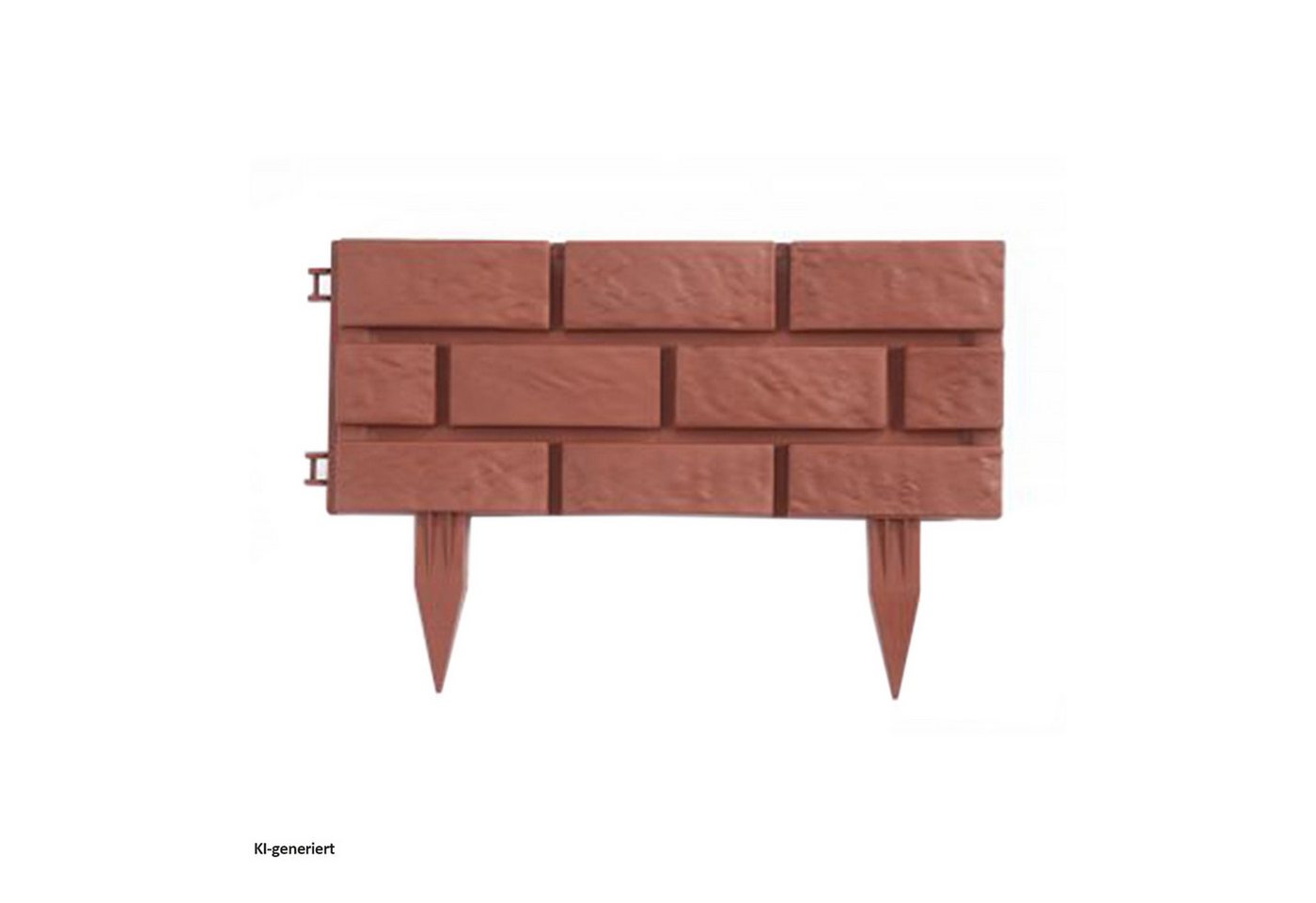 HTI-Living Beetumrandung Beetumrandung 4er Set Kunststoff Steinoptik, LxH: 45x29 cm, Set, 4 Module, Beetbegrenzung Beetumrandung – Bild 4 von 4