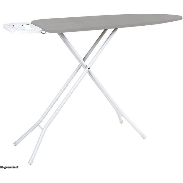 HTI-Living Bügelbrett Bügelbrett Grau Ilona, Bügelfläche 110x33 cm, Bügeltisch mit Bügeleisenablage
