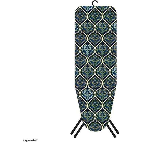 HTI-Living Bügelbrett Bügelbrett Rosalinde Dunkelblau, Bügelfläche 112x38 cm, Bügelfläche 112 x 38 cm