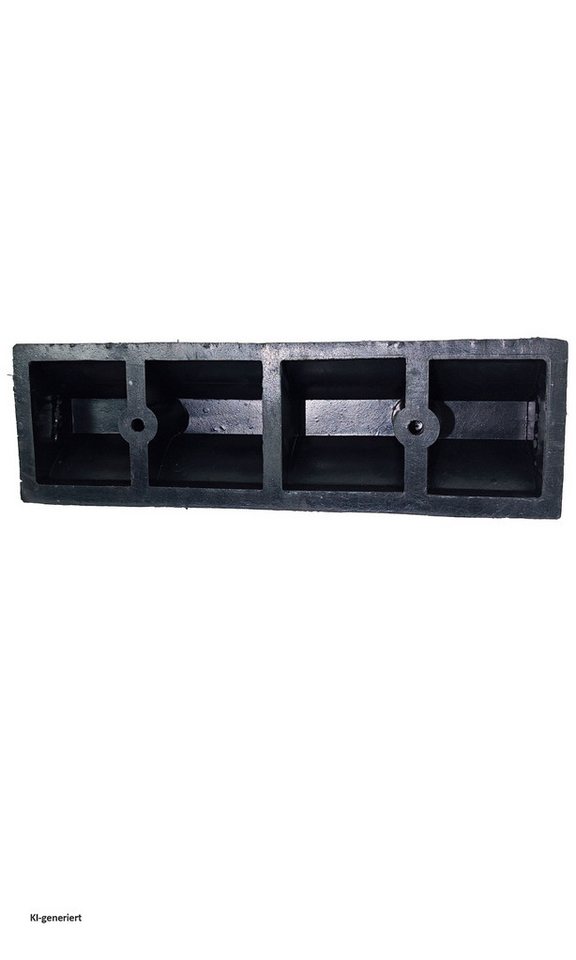HTI-Living Garage Parkplatz Radstopper Set mit Reflektorstreifen Kunststoff 47 cm (2 Stück), Einparkhilfe – Bild 3 von 3