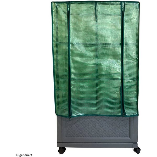 HTI-Living Gewächshaus Gewächshaus 60x30x106 cm mit Rollen, Stück, 1 Gewächshaus, Frühbeet Pflanzkasten